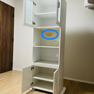 【 決まりました 】食器棚　ホワイトの画像