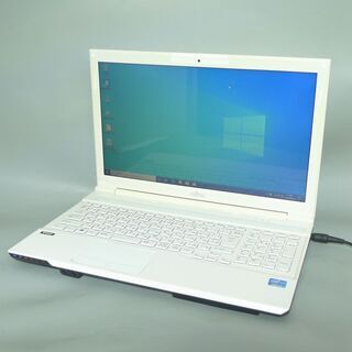 1台限定 送料無料 ノートパソコン 中古良品 Win10 15.6型 富士通 AH45/K Core i3 4GB 750G BD-R 無線LAN Bluetooth webカメラ LibreOffice