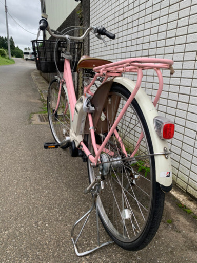 ブリジストン　assista stila ピンク　新基準　電動アシスト自転車
