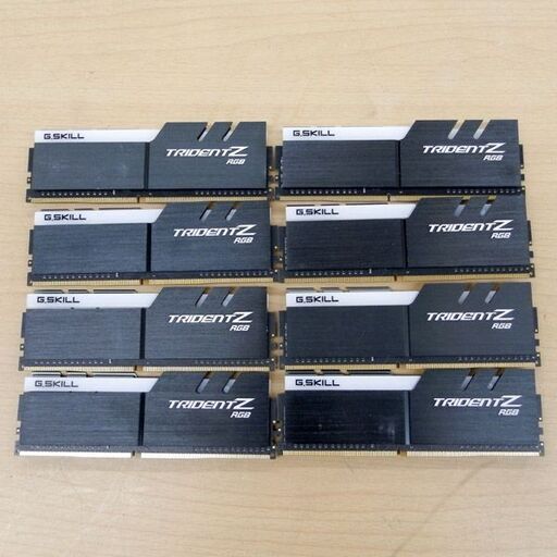 PC メモリ G.SKILL ジースキル F4-2400C15D-16GTZR DDR4メモリ8GBx8枚 Trident Z RGB