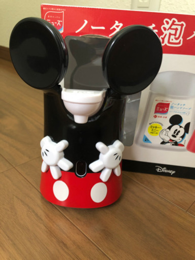 ミッキー　ミューズ　泡ハンドソープ　ディスペンサー