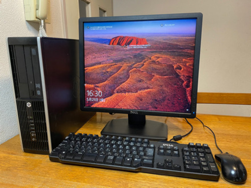 第3世代Core i3搭載 HPデスクトップPCとディスプレイなど一式