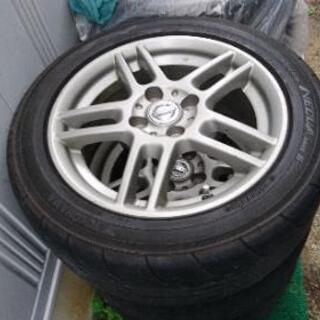 ヨコハマ アドバン ネオバ185/55R15＋マーチ12SR後期...