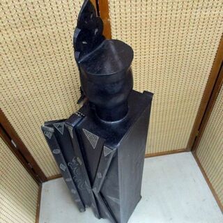 収納棚 民族 工芸 オブジェ 木製 置物 札幌市 中央区の画像