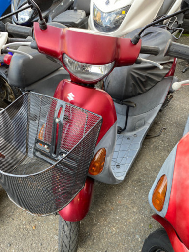 SUZUKI レッツ4  セル始動　外装艶あり　4サイクル　福岡市南区