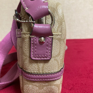 5MKO368 COACH ショルダーバッグ ピンク コンパクトサイズ