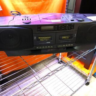 ☆中古激安！　HITACHI　日立　CDラジオカセットレコーダー...
