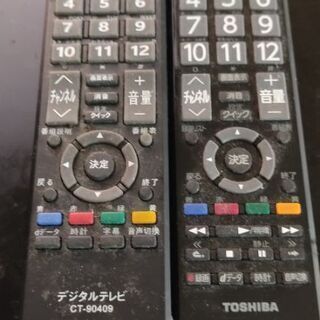 東芝　地デジテレビ用リモコン