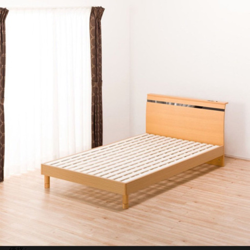 組み立て式ダブルベッドニトリ（美品）2年使用未満