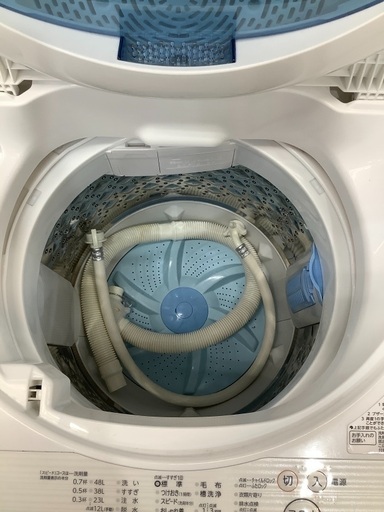 TOSHIBA 全自動洗濯機 5kg AWｰ5GS 2017年製