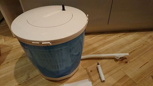 完全手動洗濯機 災害時、手洗いに