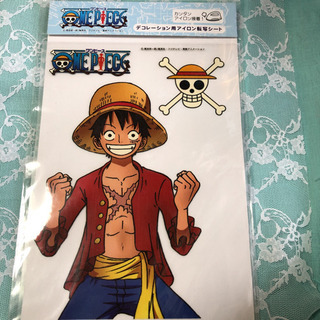 ワンピース　アイロン転写シート　ルフィ柄