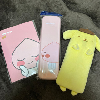 アピーチ ペンケース・ノート 、ポムポムプリン