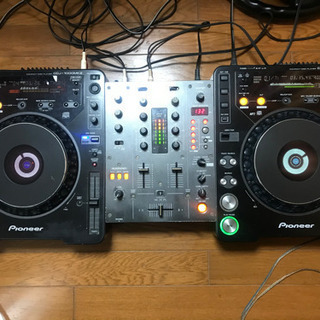 【DJ/CLUB人気の逸品SET】PIONEER CDJ-1000(mk2/mk3)二台セット＋DJM-400ミキサー(難小有)