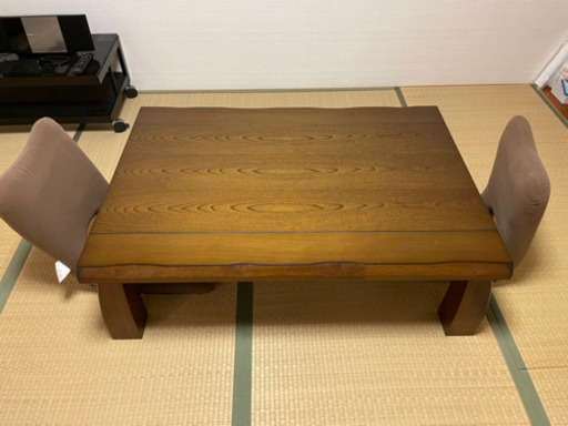 ニトリ製ちゃぶ台　座椅子2個付き