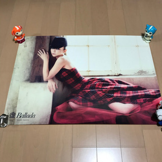 【美品】安室奈美恵　Ｂ２　ポスター　Ｂallada