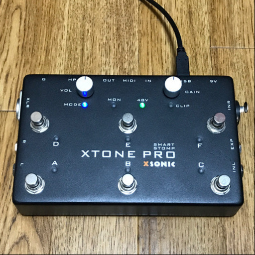 xsonic xtone pro オーディオインターフェース コントローラー ギター ベース