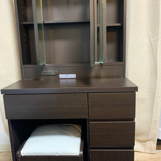 鏡付き化粧台　イス　決定しました