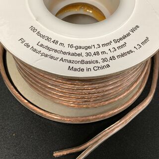 ★☆　新品　切り売り （メートル単位） 16ゲージ　スピーカーケ...