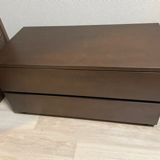訳あり⭐︎無印良品　二段チェスト