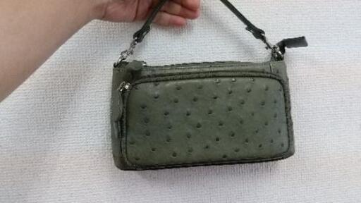 5月25日まで 未使用オーストリッチハンドバッグ