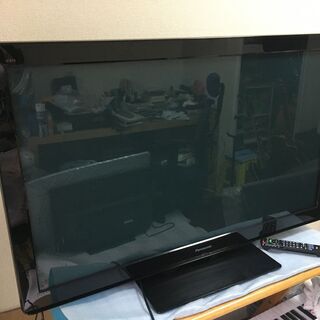 Panasonic プラズマテレビ TH-P46ST3 2011年製 46V VIERA ３D 純正リモコン・取説 付