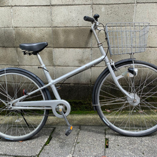 【中古自転車】無印良品製❗️26インチLEDオートライト付　新品...
