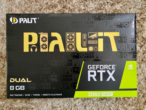 【新品・未開封】GeForce RTX 2060 SUPER Dual 8GB（Palit）