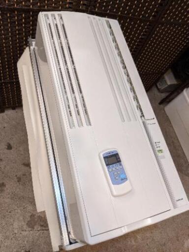 窓コン 窓用エアコン コロナ CORONA CW-1618 CW-F1618 WS [ウインドエアコン 冷房専用 50Hz：4～6畳/60Hz：4.5～7畳 単相100V対応 シェルホワイト]  2018年製 ウィンドエアコン エアコン　冷房　クーラー　フレーム付き　枠