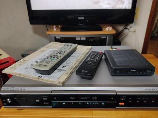 取引中　三菱　HDD＆DVDレコーダー　DVRーHE850　地上デジタルチューナーセット