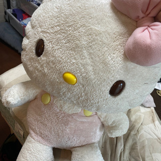 ぬいぐるみ4点　キティ大小　バーバママ　座布団ミニイちゃん