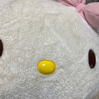 ぬいぐるみ4点　キティ大小　バーバママ　座布団ミニイちゃんの画像