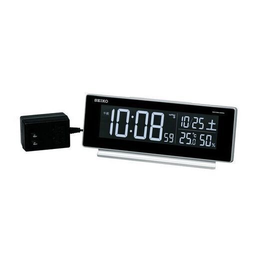 置き時計 デジタル 交流式 電波式 カラー液晶  DL207S SEIKO