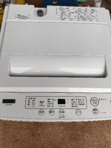 【ほぼ新品】ヤマダ 全自動電気洗濯機 5kg