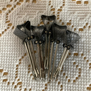 ダブルクリップ 3サイズ  13個  文房具の画像