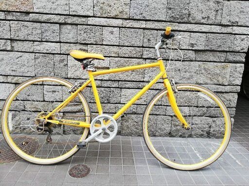 とてもお洒落なBLUE POINTブルーポイントクロスバイク 6speed