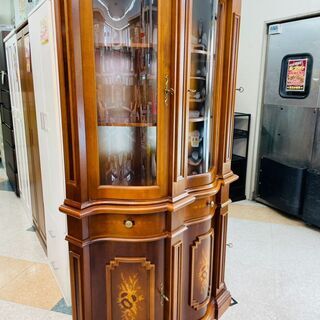 🔷アンティークコレクションケース ⭐定価￥389.700⭐ キャビネット 飾り棚🔷の画像