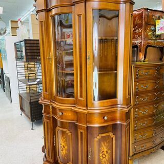 🔷アンティークコレクションケース ⭐定価￥389.700⭐ キャビネット 飾り棚🔷の画像
