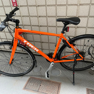 TREK 7.4FX クロスバイク サイズ20 オレンジ フェンダー付き
