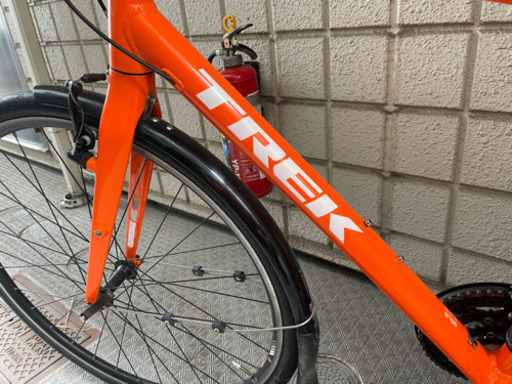 TREK 7.4FX クロスバイク サイズ20 オレンジ　フェンダー付き