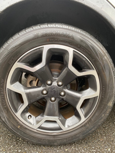 スバル　XV 純正アルミ　美品4本　タイヤ付き　225 55 17