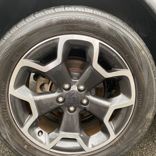 スバル XV 純正アルミ 美品4本 タイヤ付き 225 55 17