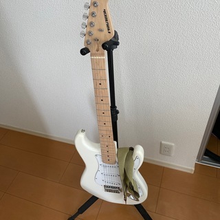 エレキギター　ストラト　白　PLAYTECH