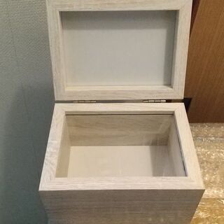 フォト&クラフトボックス　小物&雑貨入れ　オフホワイト　箱無しの画像