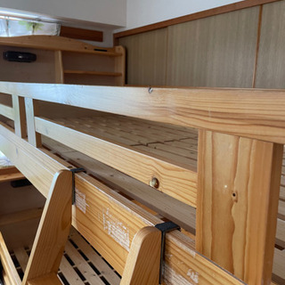 2段ベッド　宮付　照明付の画像