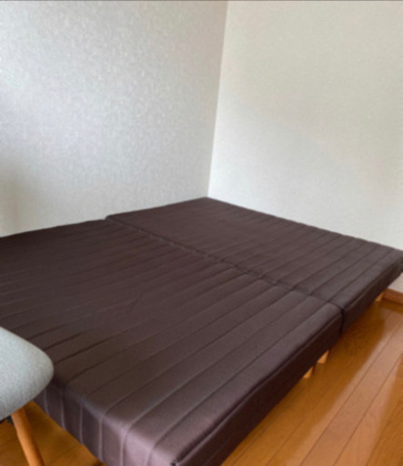 【美品】セパレート式ダブルベッド！