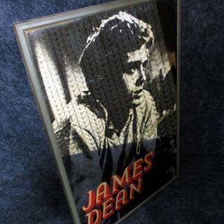 JAMES DEAN/ジェームズ・ディーン 俳優 鏡/ミラー 壁掛け ウォールミラー 雑貨 パブミラー 札幌市 中央区