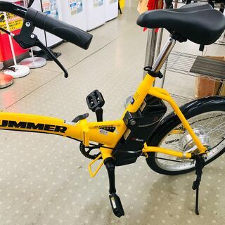 未使用品 HUMMER 20インチ折りたたみ電動アシスト自転車の画像