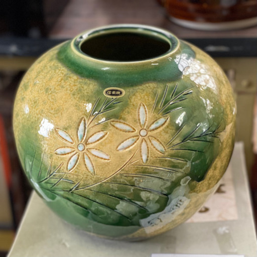 信楽焼　花瓶
