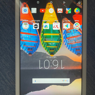 決まりました】lenovo 601LV タブレット